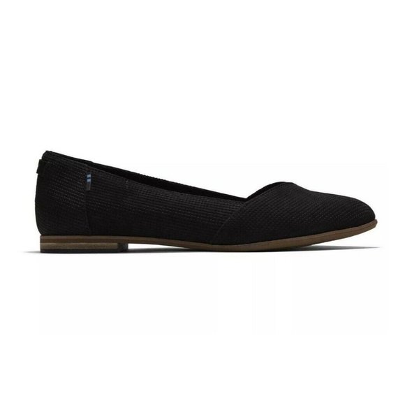 Toms Shoes - Tom’s Julie Perforated Flats Black Size 10